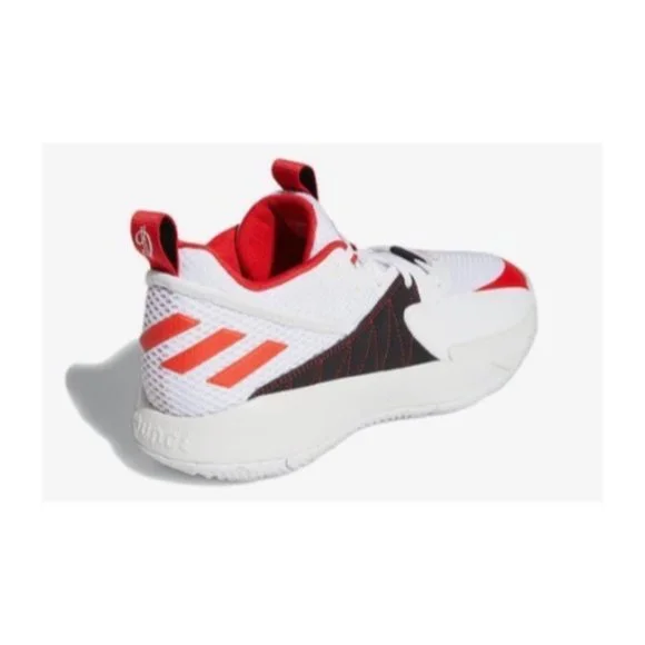 Adidas Dame Certified Low Mens Basketball Shoes White Red GY8965 NEW Multi Sz - Picture 5 of 6